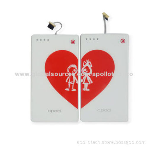 Magnetic Ultra-slim 5.6mm Adsorption Power Banks, 2,200mAh Capacity, Support Qi Wireless Charging